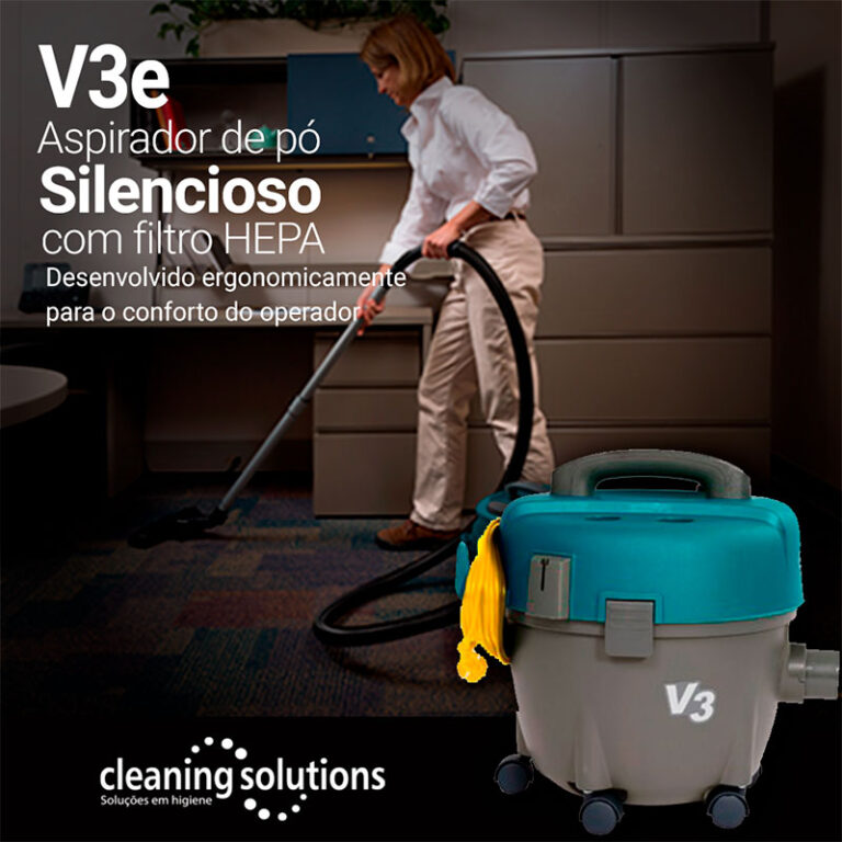Aspirador de pó profissional com filtro HEPA V3e Tennant - Cleaning ...