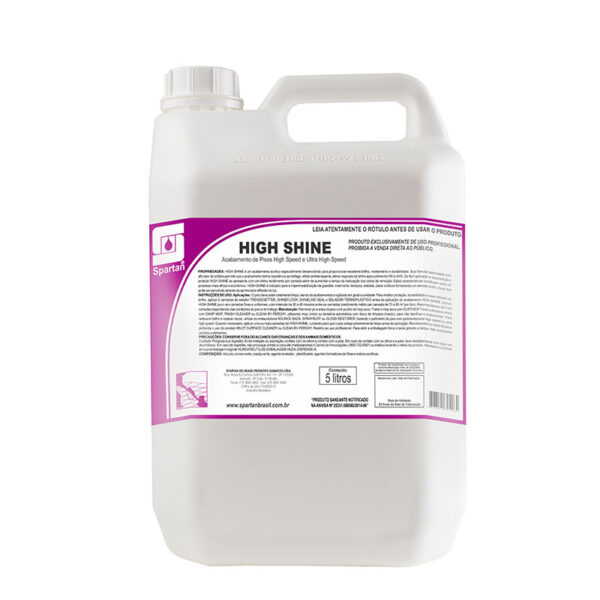 Acabamento acrílico antiderrapante para pisos High Shine