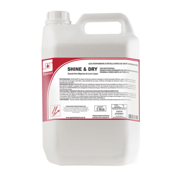 Secante para máquina de lavar louça - Shine & Dry